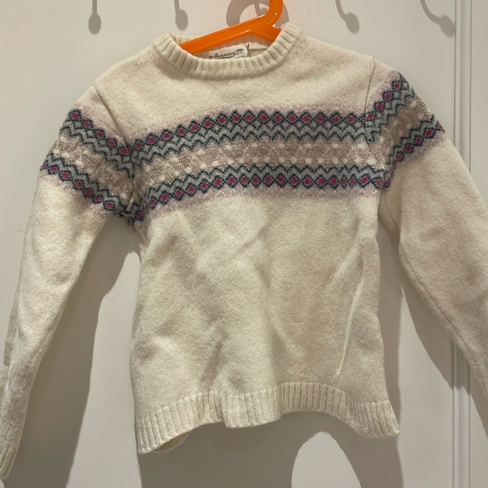 Bonpoint wool sparkly sweater CB